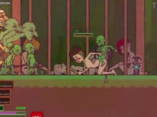 Captivity &vert; etapp 3 &vert; alasti naissoost survivor fights tema viis kaudu ihar goblins kuid fails ja saab perses raske neelamine liters kohta sperma &vert; hentai mäng gameplay p3