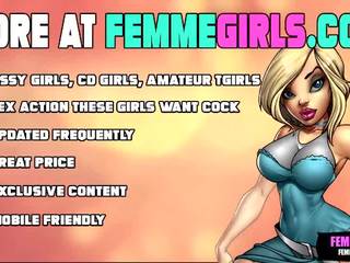 Crossdresser를 라일리 십자가 소요 큰 manhood 에 풀다 그녀의 urges